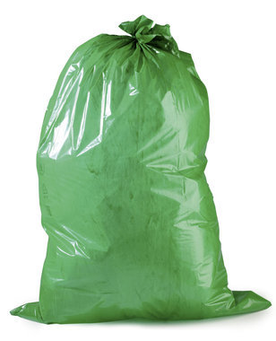 Pytle na odpadky 120l, 700 x 1100 mm - zelené, 45µ - Transpak CZ s.r.o -  e-shop