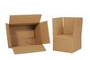 Skldac krabice z vlnit lepenky, 3 vrstv,  200 x 200 x 130-200 mm   -   Kvalita 1.30 C,  hnd  